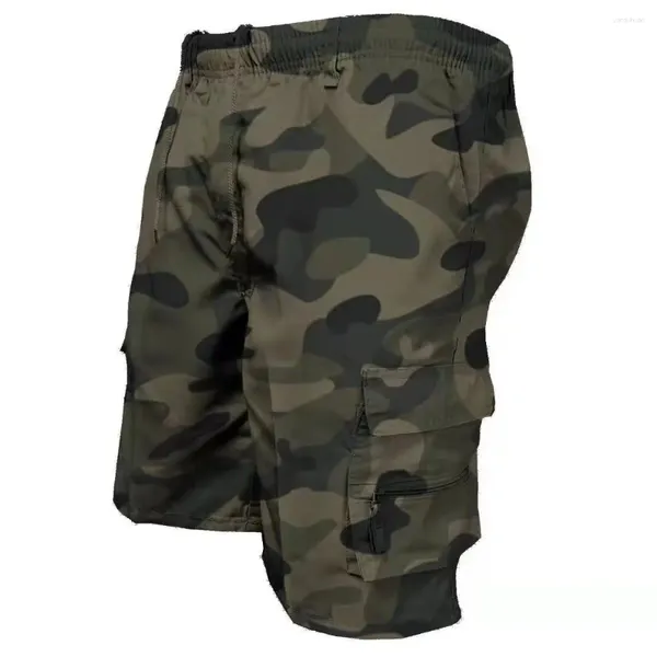 Pantaloncini da uomo pantaloni cargotattici militari di moda maschili pannelli di pannelli da carico più tasche per pannelli da carico