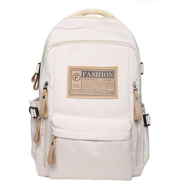 Signora Trendy Waterproof High Affity Book Backpack Girl Boy Boy College Backpack maschio Borsa da viaggio femmina Mashion Men Women Laptop Borse