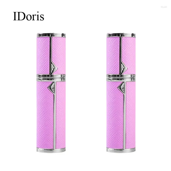 Garrafas de armazenamento ídoris 5ml Mini perfume portátil preenchimento de bolso de garrafa de parfum de fundo Vintage 2pcs vazios 2pcs