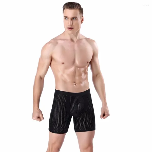 Underpants Jaycosin Man Unterwäsche Polyester Trunks Sexy Herren Boxer enge Kurzfilm Bulge Beutel Modal hohe Qualität