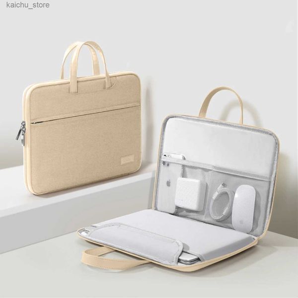 Altri accessori per computer Borsa per laptop 13,3 14 15 Cover da 15,6 pollici per MacBook Air Pro Huawei Asus Notebook Case di uomini Donne portatili per borse portatili Y240418