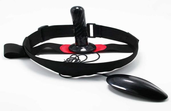 Controle remoto Vibratando Dildo Strap-on Leature calcies BDSM Bondage Harness Toys para Man Gays Gays Strapon Dispositivo X05035588378