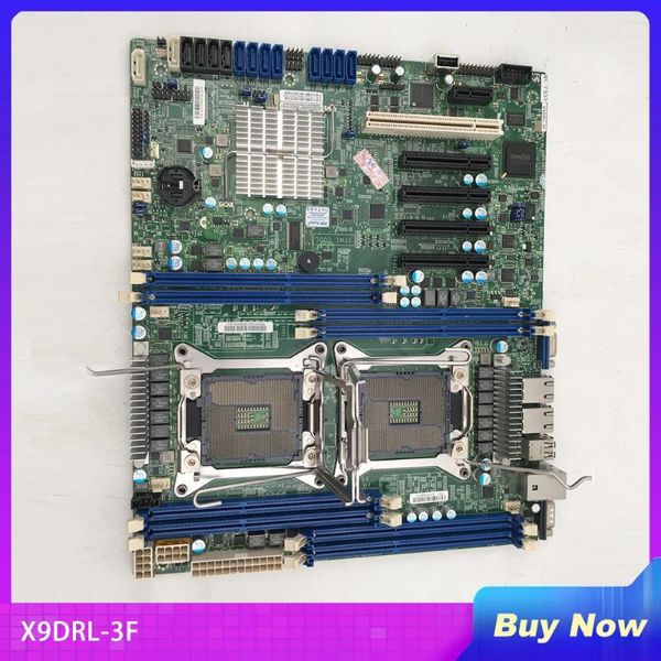 Placas-mãe para o SuperMicro Server Motherboard Suporte E5 2690 V2 CPU X79 DDR3 X9DRL-3F