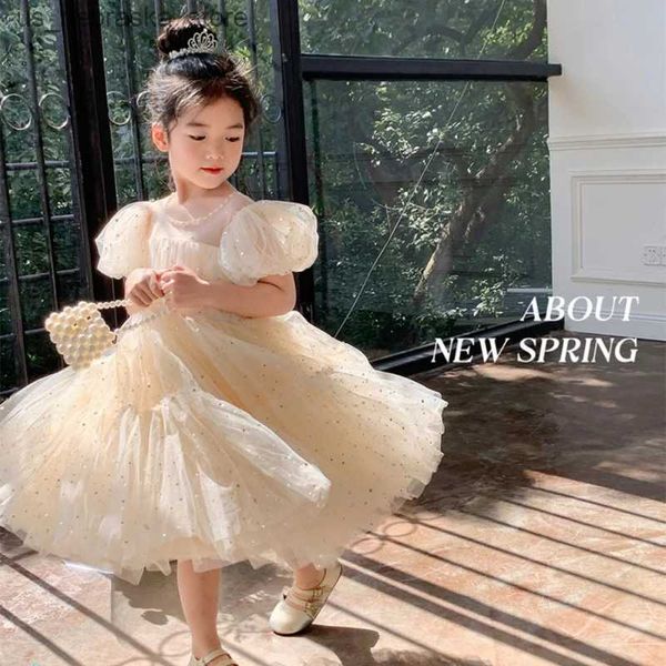 Mädchenkleider Vorschule Mädchen Kinder Kinderkleid Prinzessin Geburtstagsfeier Kleid Grid Tutu Hochzeit Kinderkleid Kleid Q240418