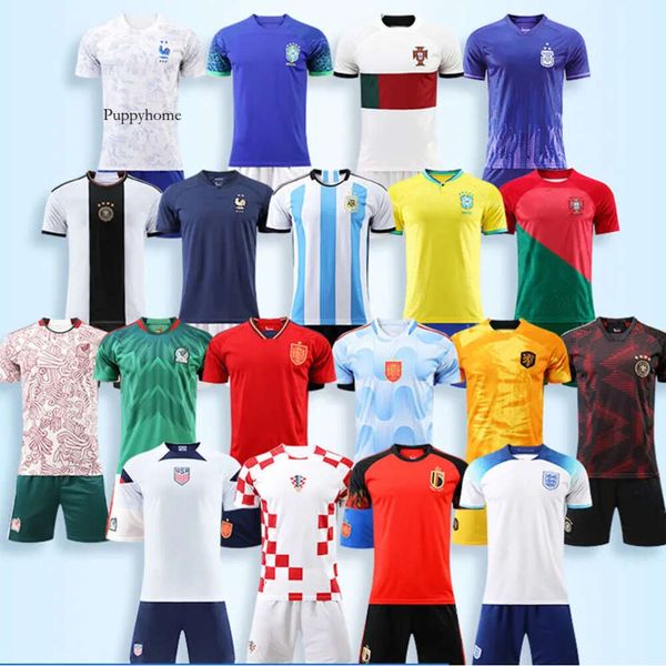 2024 Uniformi nazionali di calcio della Coppa del Mondo per uomini, donne e bambini 0418