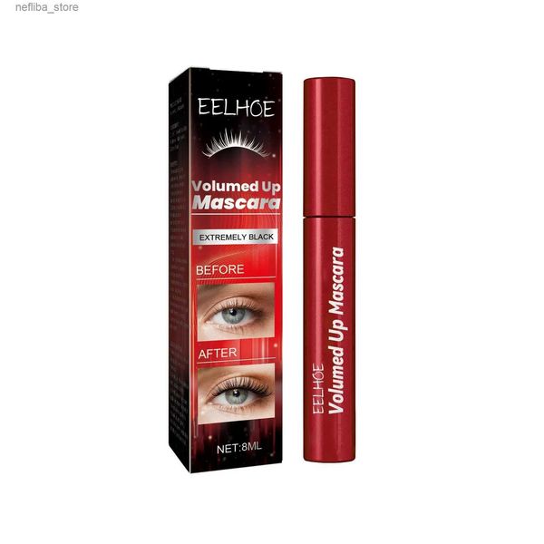 Mascara Sdatter verlängert Wimpern Mascara Wimpern Erweiterung lockiger dicker seiden wasserdichtes Traging Make -up NICHT Dizzy Black Wimpern M L410