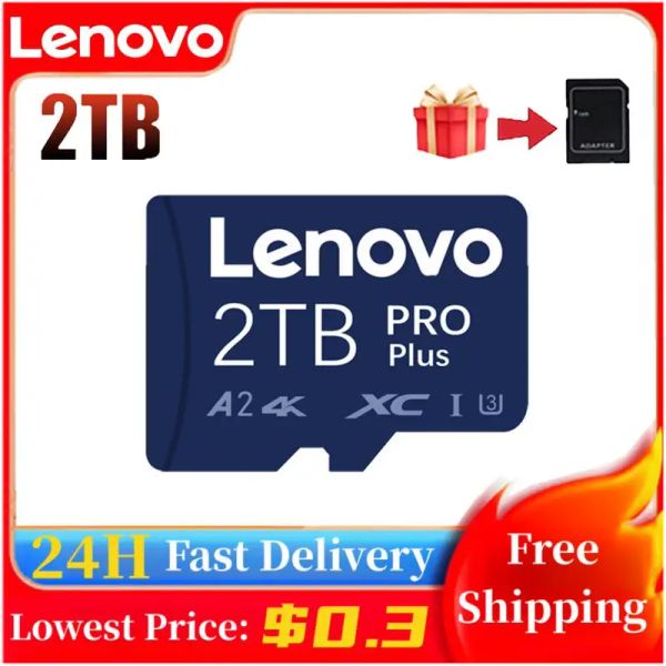 Карты Lenovo A2 класс 10 Micro Card 128GB 64GB 256 ГБ 512 ГБ высокоскоростной карты памяти 1TB 2TB SD Card с адаптером для Nintendo Switch