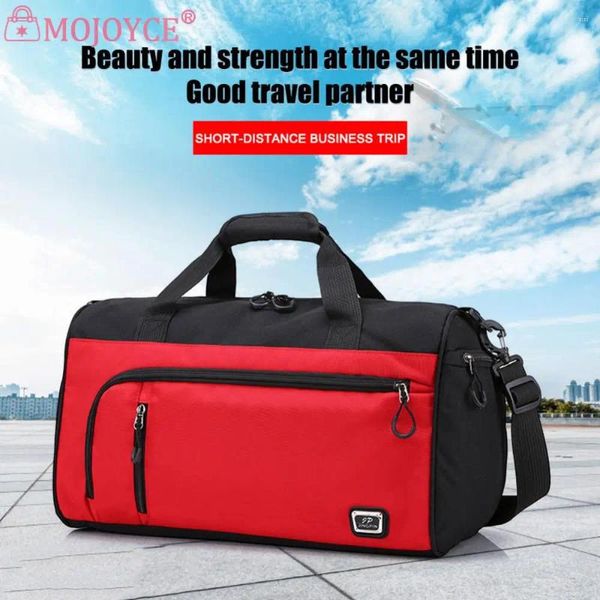 Duffel Bags Oxford Tragbares Fitnessstudio große Kapazität Yoga Sports Rucksack Multifunktional verstellbarer Schultergurt mit Reißverschluss für Männer Frauen