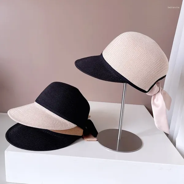 Visori 202403-XL Giappone Ins Chic Summer Legy Holiday Can Pieg Lady Baseball Cap Hat Women Hat
