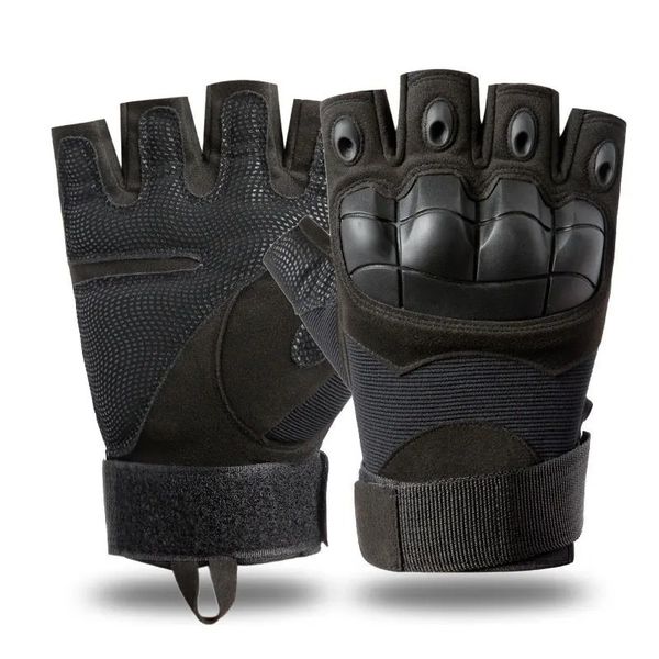 Армейские тактические перчатки тактическая перчатка военная стрельба по пейнтболу Airsoft Bike Motocross Combat Cware Hard Half Finger Gloves