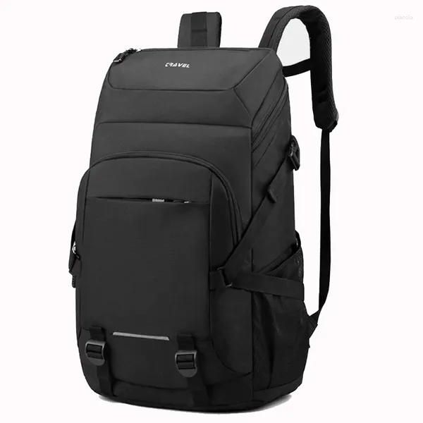 Sırt çantası iş rahat seyahat yansıtıcı şeridi açık trekking spor yürüyüş çantası 17 inç dizüstü bilgisayar sırt çantası