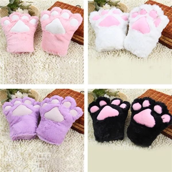 Forniture per feste sexy la cameriera Cat Mother Cats Gloves Guanti Accessori Cosplay Accessori Anime Pelive guanti PAW Partys Glove Forniture 0418