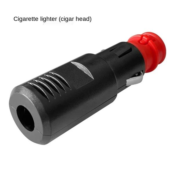 2024 1PC Universal 12V-24V Cigarte Cigarette Clear Pluget Socket Power Pluge Conexão de cigarro Adaptador de cigarro macho plug carro isqueiro