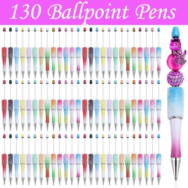 130pcs por atacado de estrela completa Pen Creative DIY adesivo artesanal Conjunto de canetas de diamante de diamante