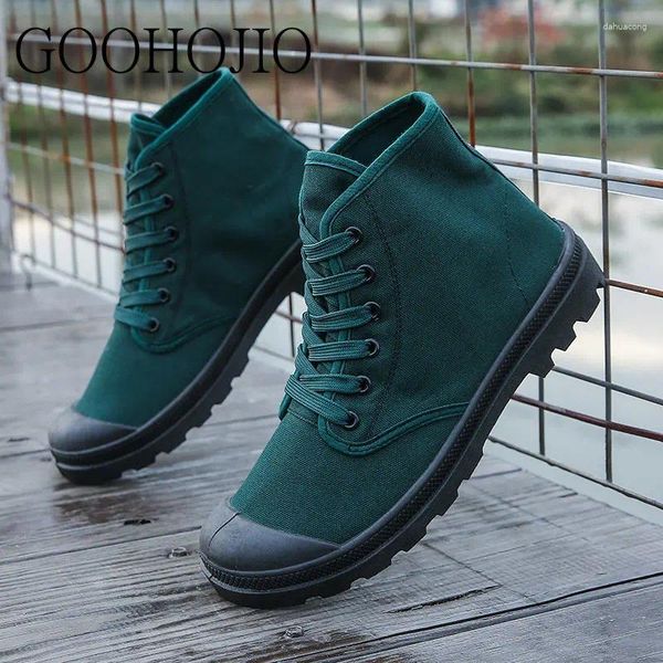 Lässige Schuhe Mode männliche Wohnungen Männer Designer vulkanisieren wasserdichte Turnschuhe High Top Canvas Schnürung täglich