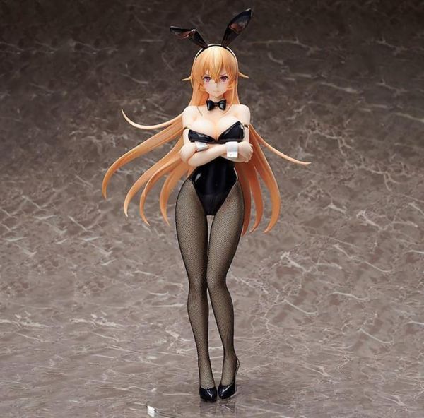 Ing Food Wars Shokugeki no soma erina nakiri bunny ver Pvc Actionfigur Japanische Anime -Figuren Modell Spielzeug Puppe Geschenk x05264142419