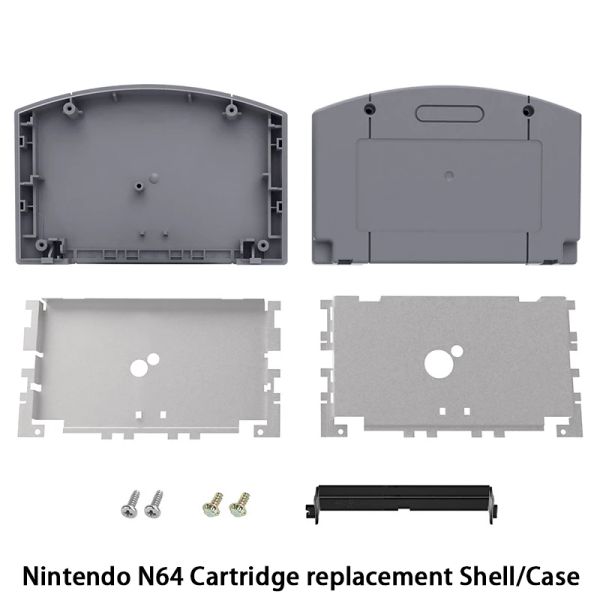 Carte Nintendo N64 Cartuccia Sostituzione Shell Case di riparazione dei kit completi per cartuccia di carte da gioco N64 Nuova shell