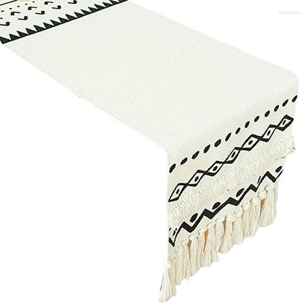 Свалочная ткань at35 богемная геометрическая ручная ручная ручная работа с теновыми кисточками хлопковые кисточки бого марокканские фермы шарф комод