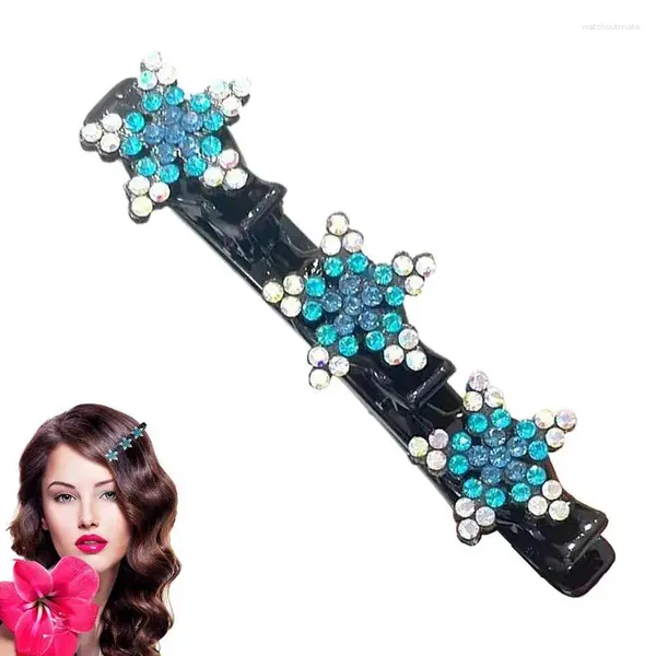 Clip per capelli Rhinestone Hairpin Lussuoso clip per feste sofisticate ed eleganti scintillanti per le forcine dei matrimoni Cene familiari