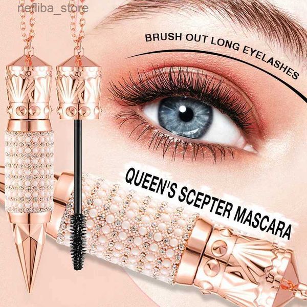 Mascara Aomeiya Hot Selling Rímel Produtos Novo maquiagem Lash Black Imper impermeável 4D Silk Fiber Lash Rímel Eye Black L410