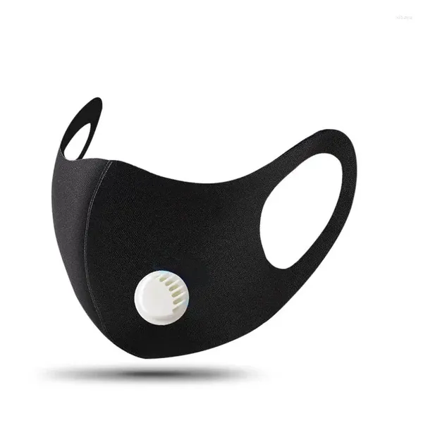 Caschi da moto 5 pezzi Maschera con velve di respirazione filtro Anti polvere e nebbia Maschere protettiva di saliva anti-spit lavabile