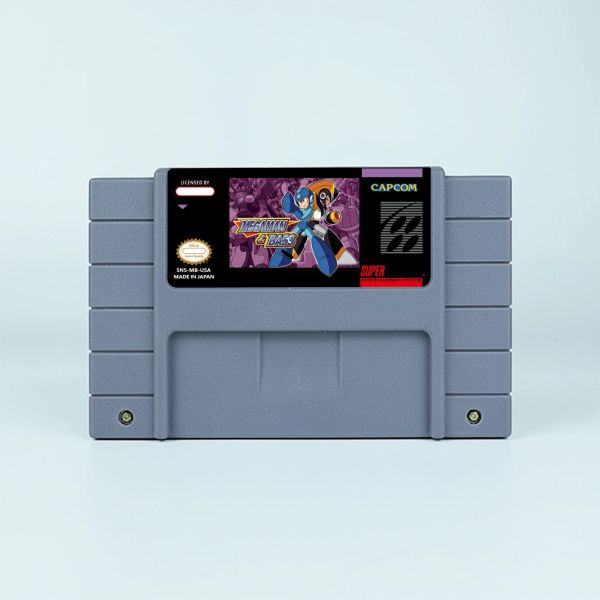 Карты RPG Game для Mega Man Bass Challenge из Kaiser USA или Eur Version Cartridge доступен для SNES -консолей видеоигр