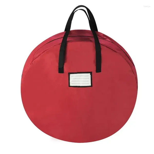 Sacos de armazenamento Bolsa de grinaldas de Natal com alças de transporte (vermelho) Bolsa de bolhas para embalar a bolsa de moedas Mesh Pulso Oxiômetro de dedão PAS