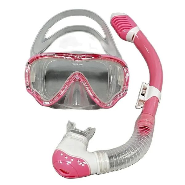 Máscara profissional de mergulho e mergulho com óculos de óculos de óculos de nadação do tubo de natação unissex 240407