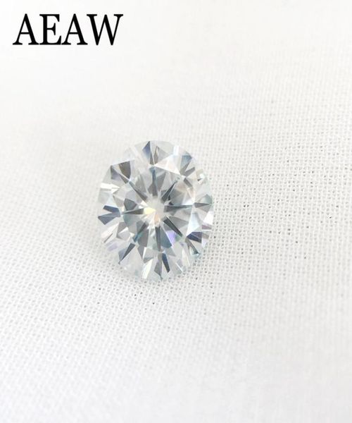 Круглый блестящий срез Moissanite 1 Carat 65 мм.