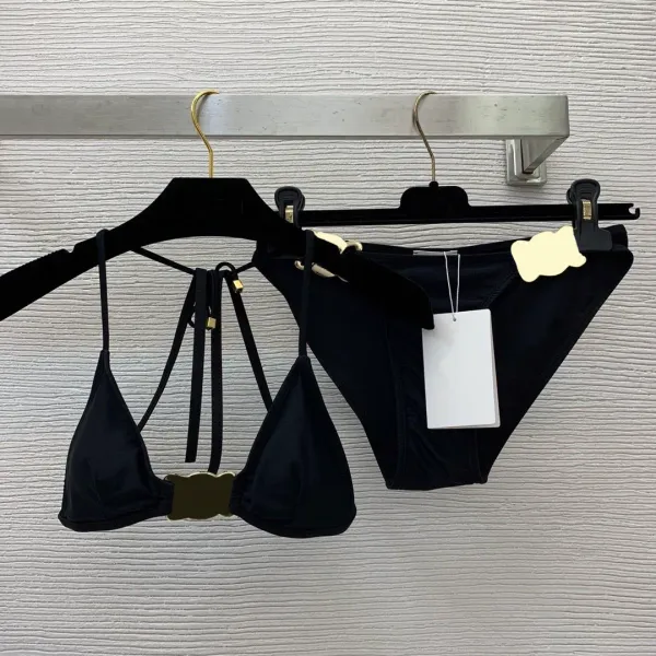 Set di mutande sexy in bikini set da bagno femminile da bagno costiera da nuoto gratis copri a due tazze a tazza a tazza designer cotone comfort w