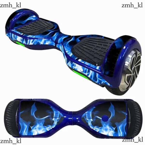 Neues 6,5-Zoll-Selbstausgleichsroller Hautschwebe Electric Skate Board Aufkleber Zweirad Smart Protective Cover Case Aufkleber 128