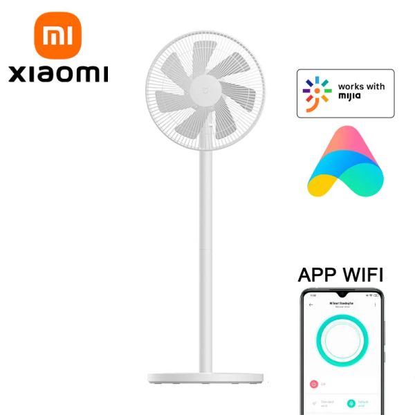 Produkte Xiaomi Mijia Smart Standing Lüfter Wechselstromfrequenzumwandlung Elektrischer Boden stehende Lüfterstimme Stütze Unterstützung Mi Home App Timing Lüfter