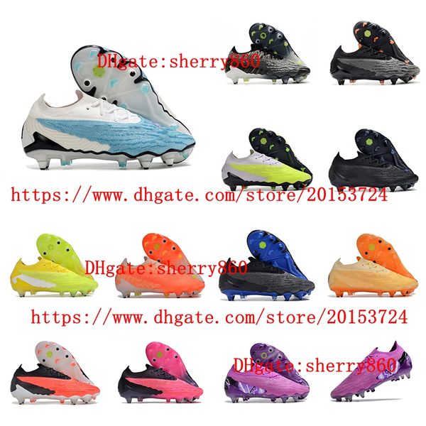 Мужская футбольная обувь Phantomes gxes Elite Link Pros SG Anties Cloges Cleats Football Boots Scarpe Da Calcio Fresh Ground мягкая кожа