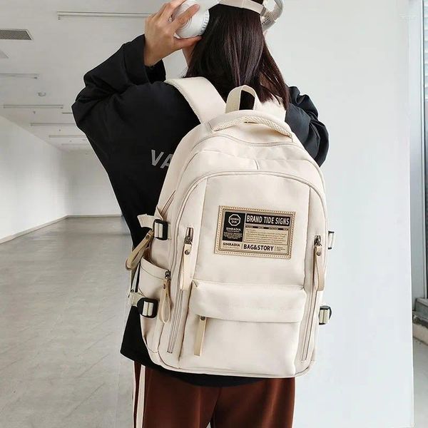 Backpack 2024 Moda Mulheres Bolsa Viagem Para Crianças Bolsas Escolares