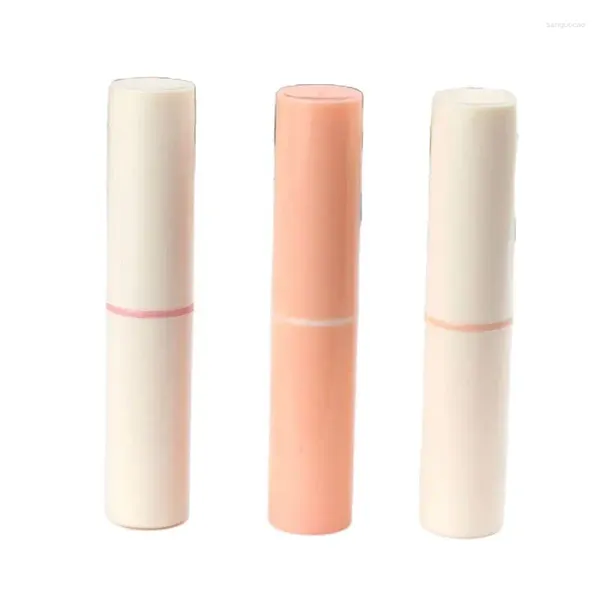 Speicherflaschen Lippenstiftrohr leerer Lippen weiß rosa Behälter Orange Lipbalm Verpackung Kosmetische 50pcs