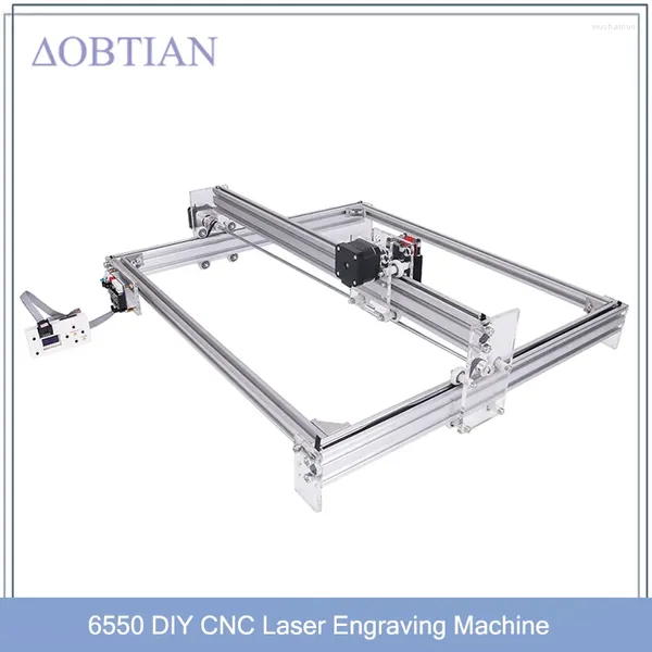 Área de trabalho de máquina de gravação CNC de gravador a laser 20W, 65cm de 50 cm de madeira com controlador offline