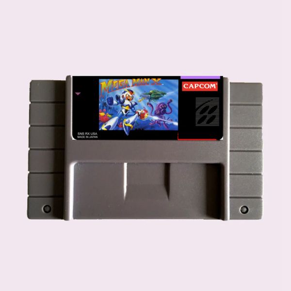 Karten hohe Qualität 16 Bit Mega Man X NTSC Big Grey Game Card für USA Version Game Player