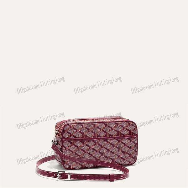 Bolsa de câmera bolsa de designer de luxo mulheres crossbody marrom verde marinha bolsa