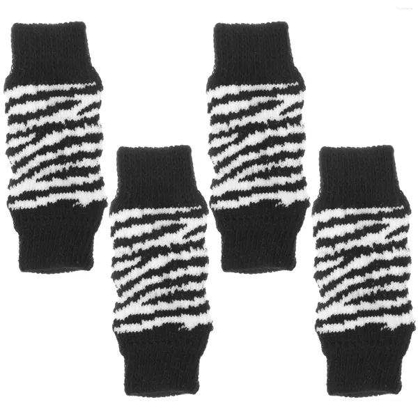 Protetor de vestuário para cães Anti-Dirty Socks Pet Zebra Elastic para protetores de cotovelo respirável de algodão