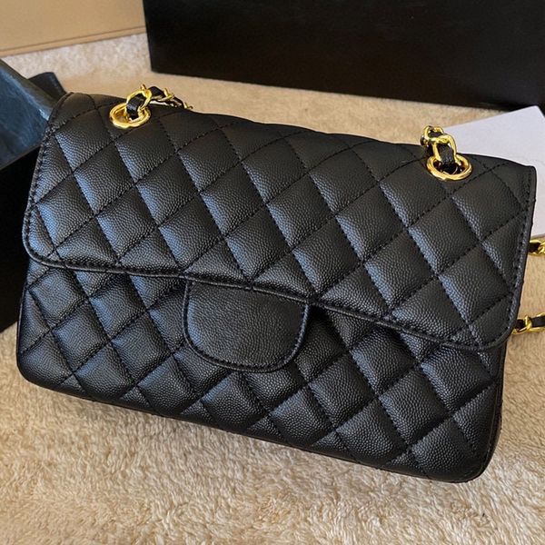 Tasarımcı Çanta CC Çanta Crossbody Bag Lüks Çanta Kadın Omuz Torbası Çanta Zinciri Çanta Tote Çanta Cüzdan Çantası Çift Flep Bag Lady Bag Orijinal Deri Hasp Çantalar Yüksek Kalite