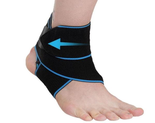 1PC Brace de suporte do tornozelo Ajuste Ajuste Ajuste Braces para Proteção para Proteção Esportiva Bandagem Elasta de Strap Eítica 2343174