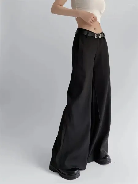 Pantaloni da donna personalizzata TVVOVVIN 2024 Design a forma di vita bassa a forma di vita a forma di bassa vita jhy7