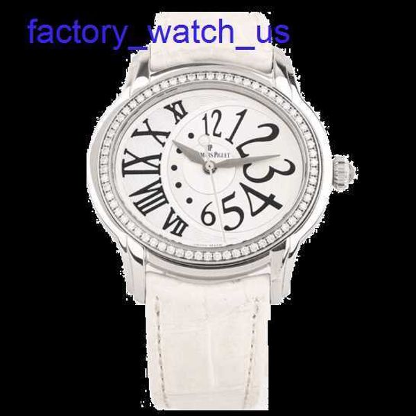 Top AP Wrist Watch Series Millennium Series Automático Máquinas Ladies Precision Steel Diamond Relógio de lazer de luxo SWISS SUSPECIMENTO 77301ST.ZZ.D015CR.01