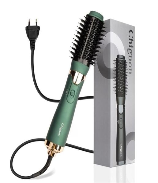 Curling Irons Atualizou Brush Air One Step Hair and Styler Volumizer 3 em 1 com alisador de salão de salão de íons Comb2803883