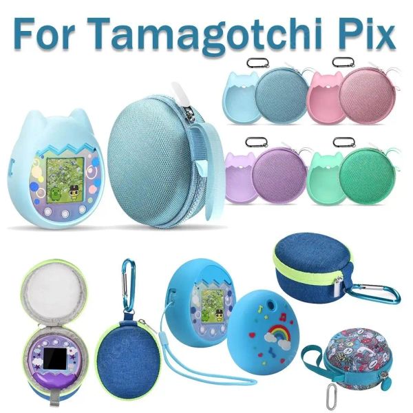 Case Case di copertura di silicone per animali domestici elettronici per tamagotchi pix eva custodia per protezione per animali domestici digitali per la pix