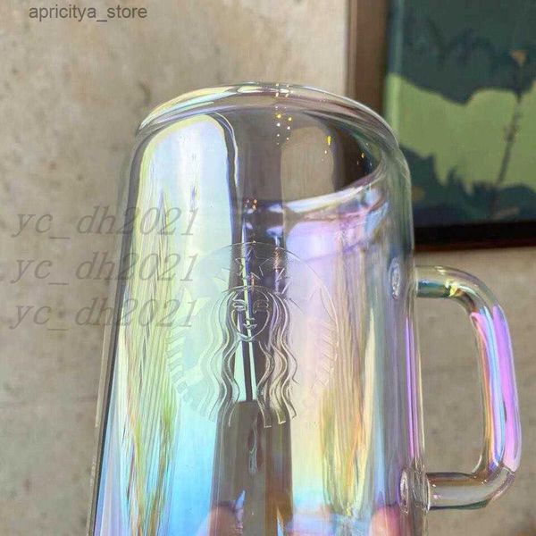 бутылка с водой S 700 мл Starbucks Cup Creative Design Glass Стекло пить соломенная холодная чашка для завтрака молоко чашка лазерная печать 300E L48