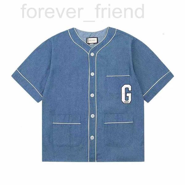 Designer de camisetas masculinas Correto e verificada versão do conjunto de beisebol da marca de luxo de verão, camisa de mangas curtas casuais casuais, estilo unissex de estilo lkox