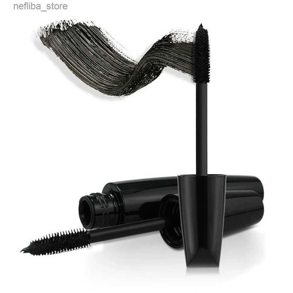 Mascara 10G Private Label Black Wimperntusche Custom Mulk Lange dicke wasserdichte schmudgedichte Wimperntusche mit 3D-Schalttischbürstenkopf-Make-up L410