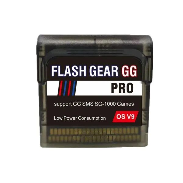 Karten 2024 Neues Flash Gear Game -Patrone für Sega Game Gear GG -Konsole mit 8 GB Micro TF -Karte