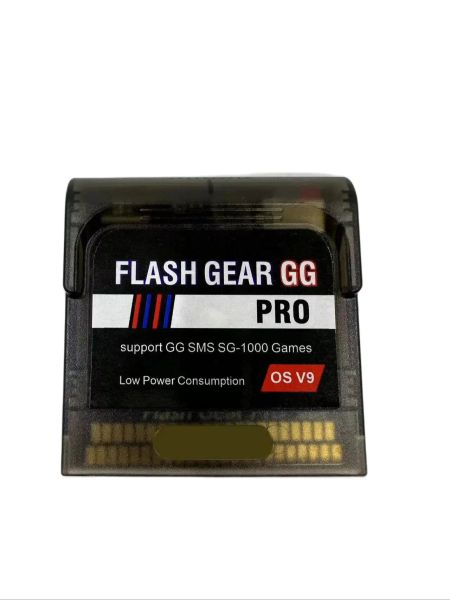 Cartas 2023 novo cartucho de jogo de engrenagem flash para o console da sega game gg com 8 GB de Micro TF Card